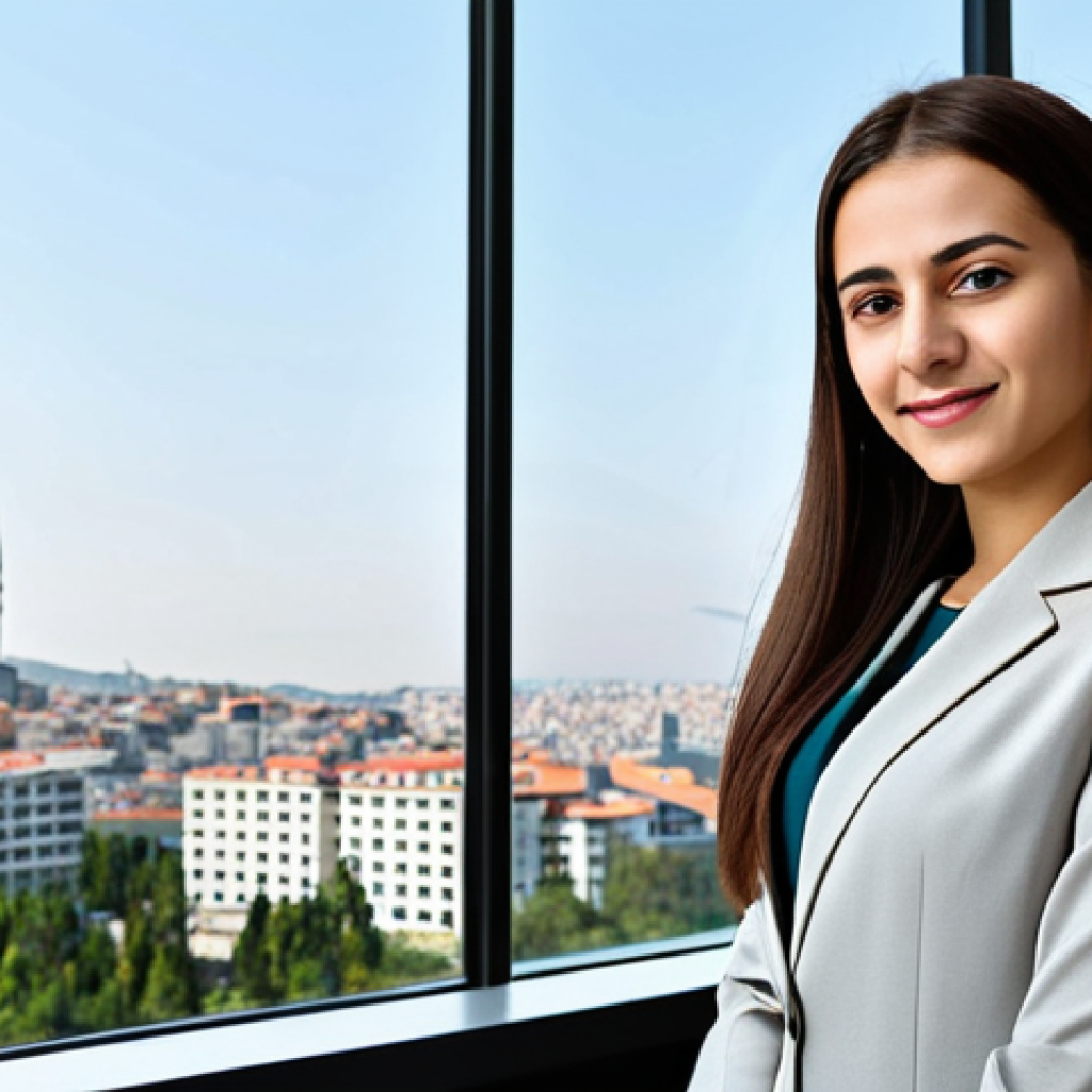 서비스관리사 자격증 관련 학원 추천 - Modern Call Center Professional**
"A young professional working in a modern call center in Istanbul...