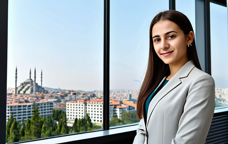서비스관리사 자격증 관련 학원 추천 - Modern Call Center Professional**
"A young professional working in a modern call center in Istanbul...