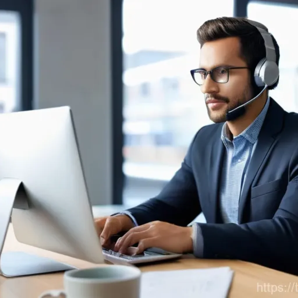 서비스관리사와 직무 만족도 향상 팁 - **Prompt: The Empathetic Listener**
    A realistic, high-definition image of a diverse customer ser...