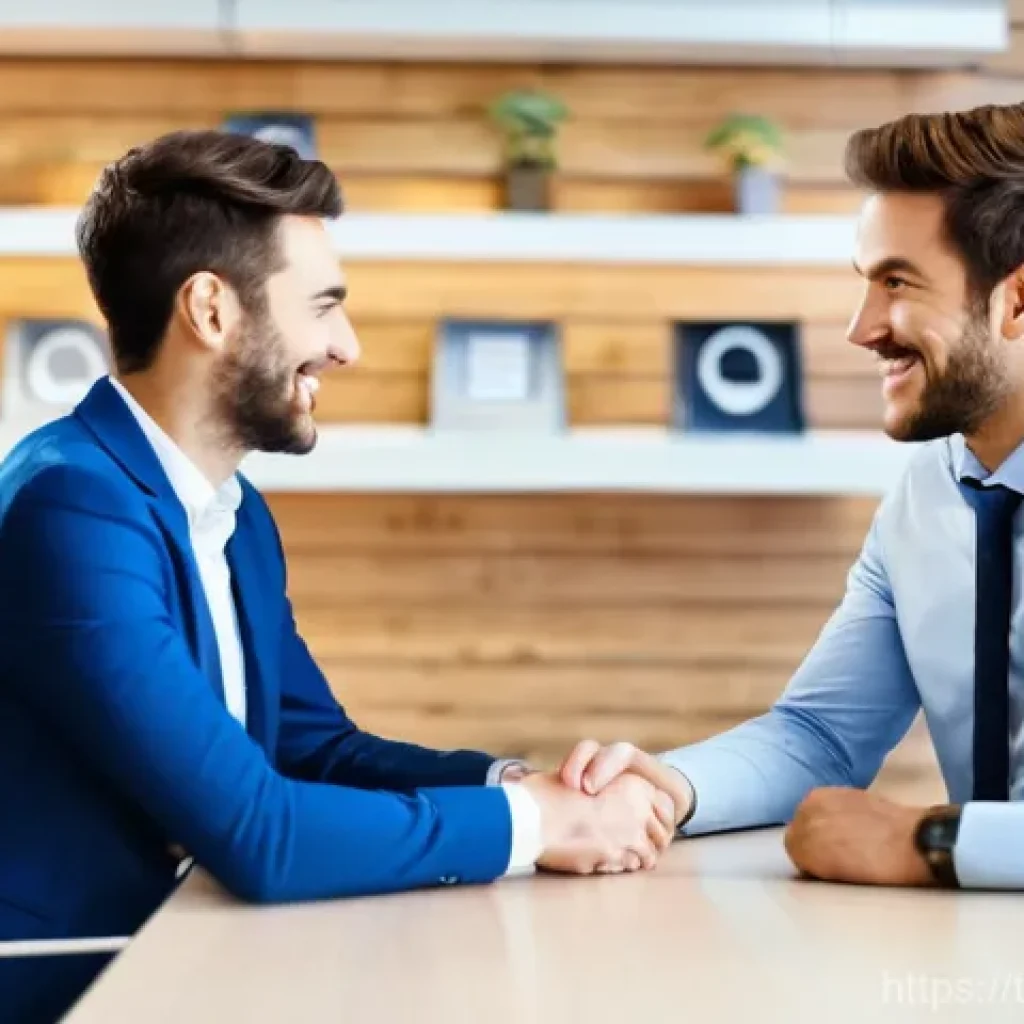 서비스관리사와 고객 의견 수집 도구 - **Prompt: Empathetic Customer Connection**
* **Subject:** A warm and inviting scene depicting ...
