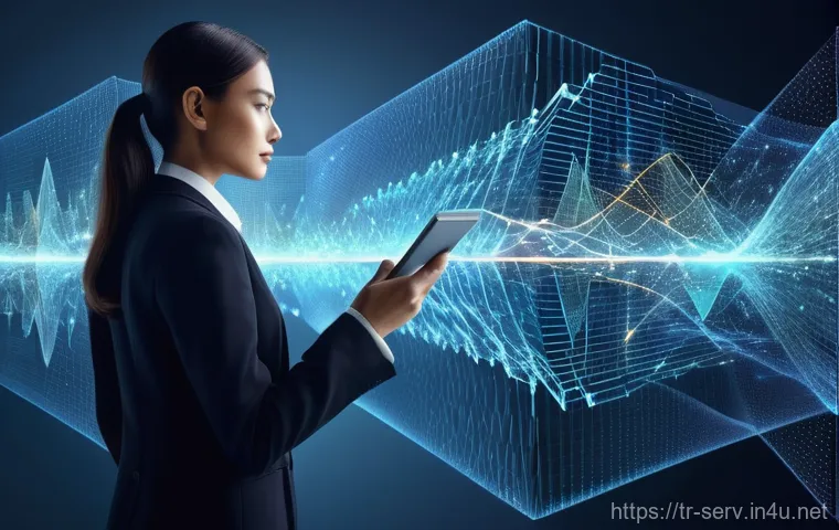 서비스관리사와 빅데이터 활용 사례 - **Big Data's Mysterious World and Analytic Power:**
    "A male or female professional, dressed in s...