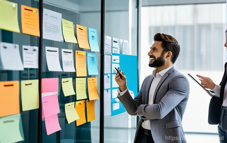 서비스관리사 경력 쌓기 방법 - **A Diverse Team Collaborating on Customer Journey Mapping:**
    "A vibrant and diverse group of 5-...