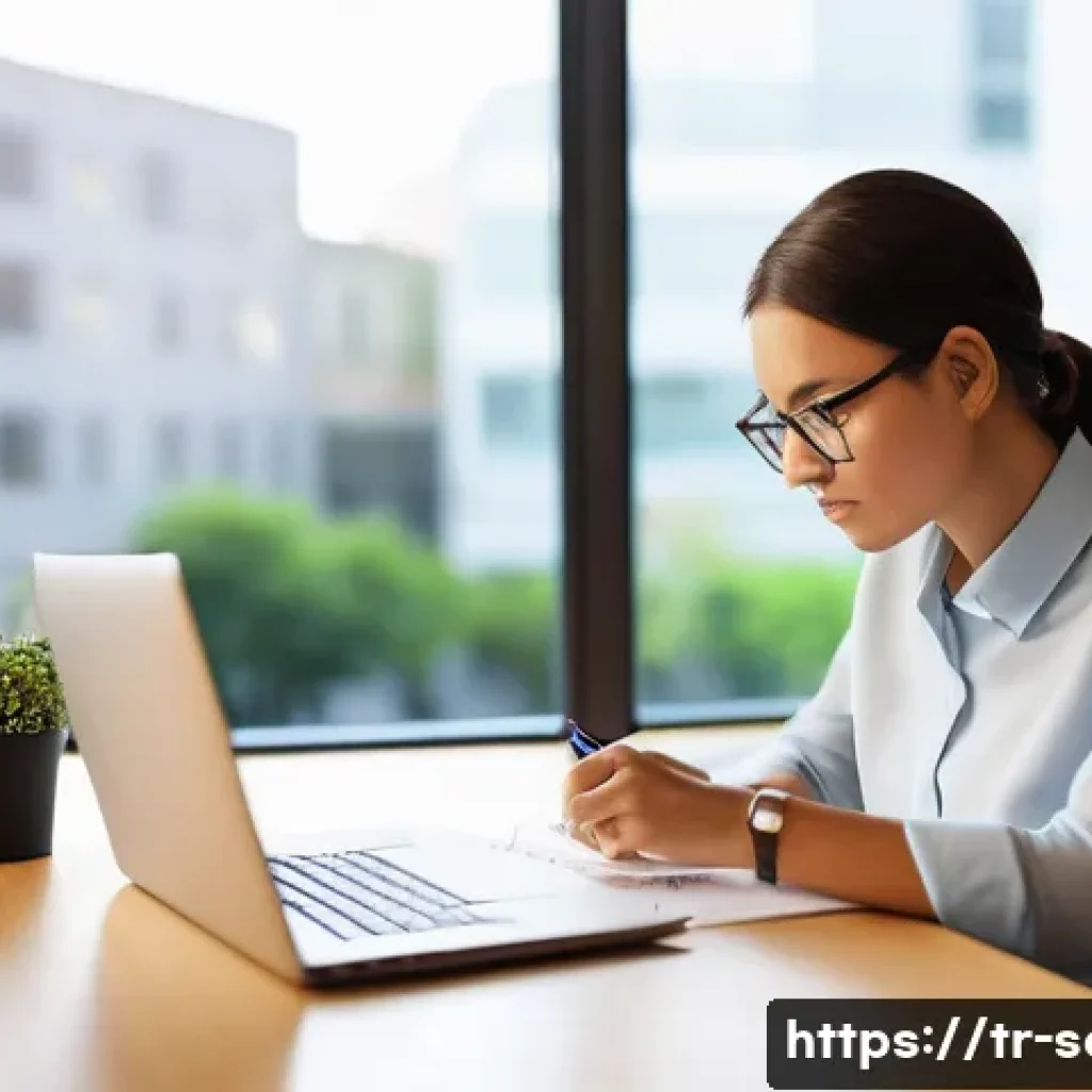 서비스관리사와 멀티태스킹 관리법 - **Prompt:** A focused female Service Management Specialist, mid-30s, with a clean and modern workspa...